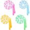 BLUE PANDA 4 Pack Beaded Jump Rope for Kids Ages 5-14 – Starter Skipping Rope for Fitness Girls Exercise Workouts (4 Colors, 9.2 Feet)